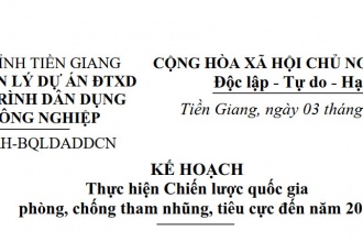 Kế hoạch Thực hiện Chiến lược quốc gia phòng, chống tham nhũng, tiêu cực đến năm 2030